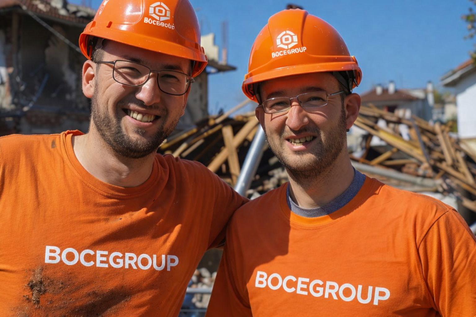 Екип на BOCEGROUP, готов за товарене и извозване